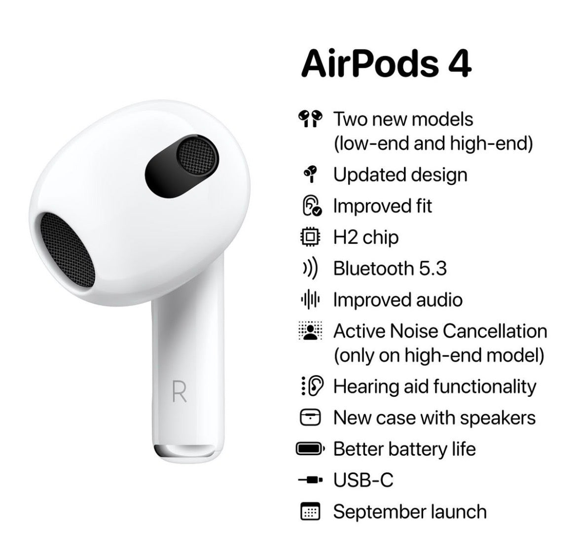 AIR PODS 4 ORIGINAUX
